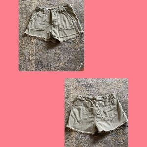 American eagle light green jeans shorts, size 00